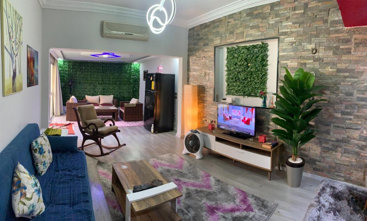 Apartment With A Private Garden In New El Cairo Exterior foto